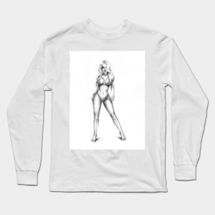 Woman Shaped Long Sleeve T-Shirt